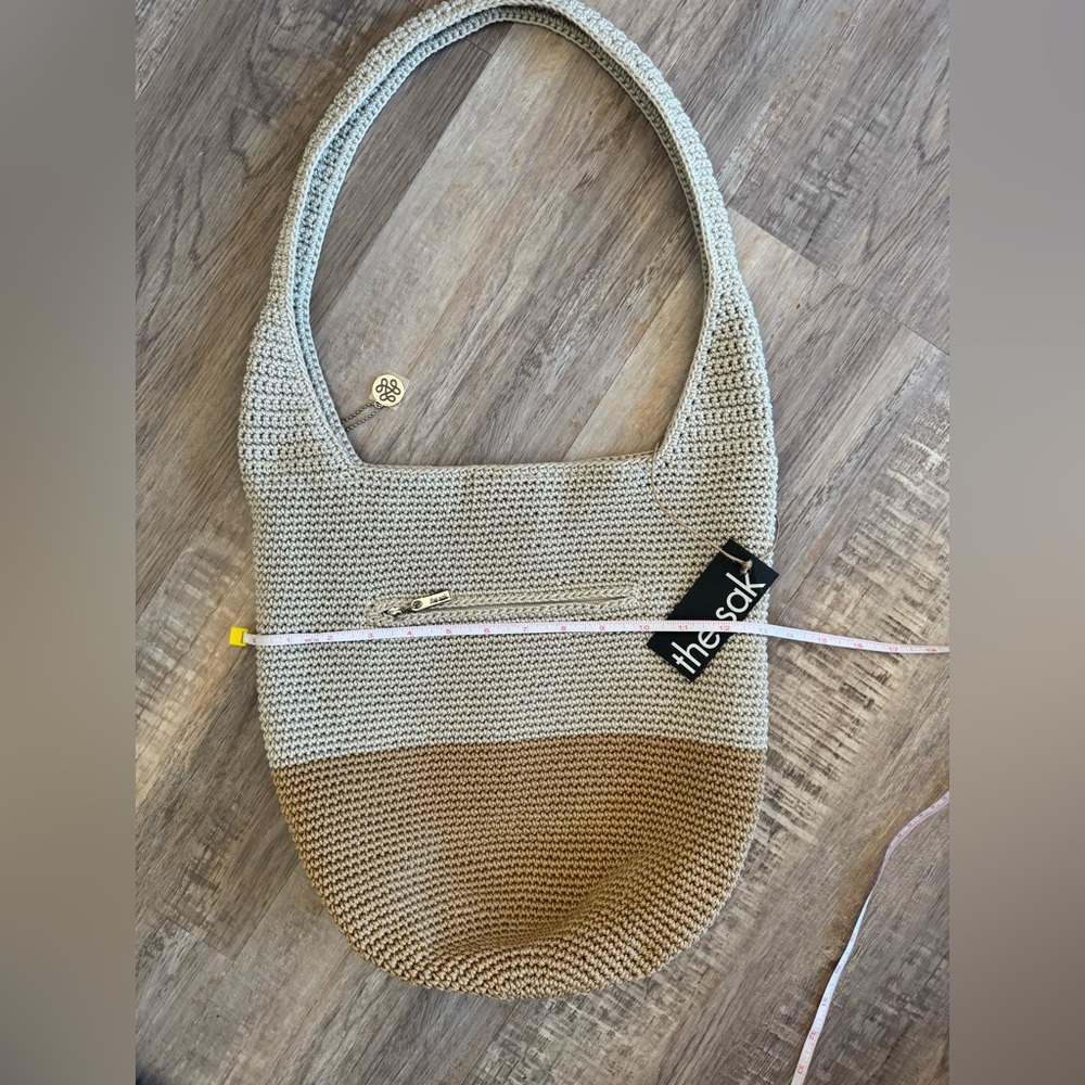THE SAK HANDBAG Original Gen Hobo beige Color Bag Crocheted Shoulder Purse NWT - Picture 11 of 12